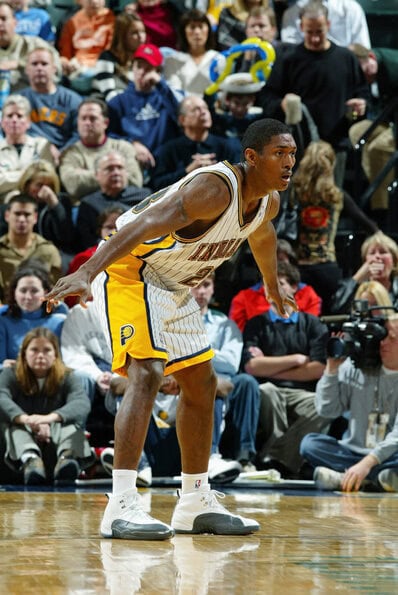 Ron Artest rocking number 91