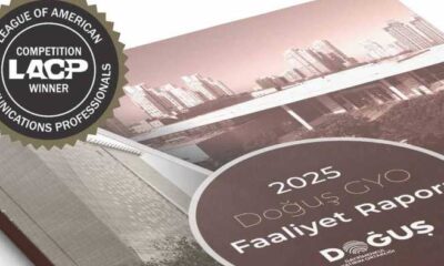 Doğuş GYO 2025 Faaliyet Raporu’na  LACP Vision Awards’tan Platinum ödül