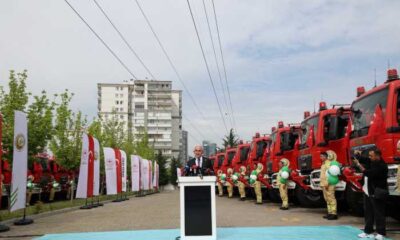 Yangınla mücadelede kara gücüne 101 yeni araç eklendi