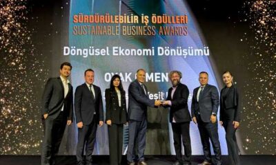 OYAK Çimento’ya “Döngüsel Ekonomi Dönüşümü” ödülü