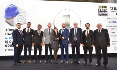 Türkiye Hazır Beton Birliğinin 4. Mavi Baret İş Güvenliği Ödülleri sahiplerini buldu