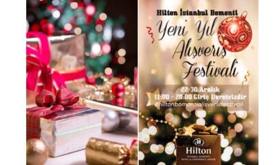 Yeni yıl alışverişinin büyüsünü Hilton İstanbul Bomonti’de yaşayın