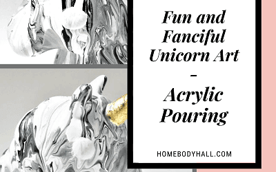 Fun and Fanciful Acrylic Pour Painting Unicorn Art