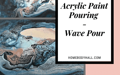 Acrylic Paint Pouring Wave Pour