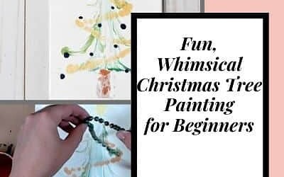 Fun, Whimsical Christmas Tree Painting for Beginners