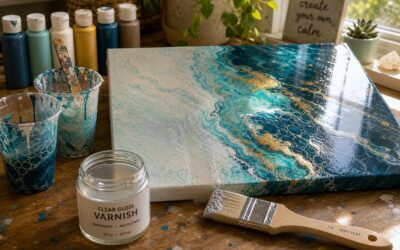 When and How to Varnish an Acrylic Pour Without Ruining It