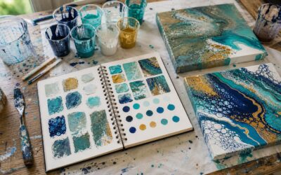How Keeping an Acrylic Pour Journal Can Improve Your Results