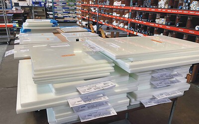 What is the best plastic sheet for food processing equipment?