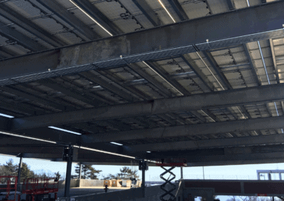 Endicott College Solar Parking Garage - Underside