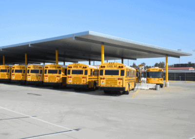 Lake Elsinore Bus Yard Two Post Structure