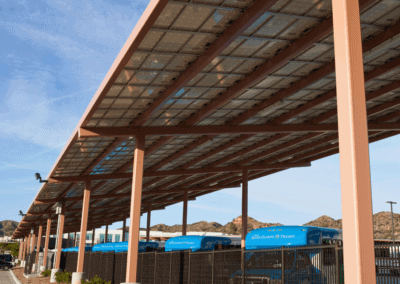 Santa Clarita Transit Center Two Post Structure