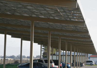 Solano County Transit Center Two Post Structure