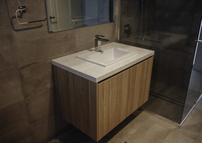 modern kitchen design with vanities