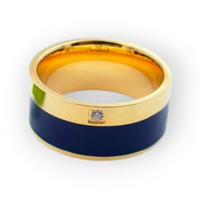 Inel verigheta placat cu aur galben 14K