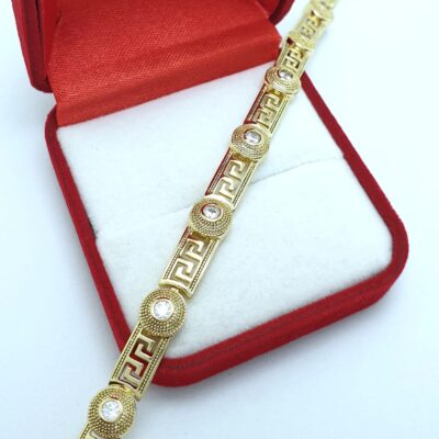 Bratara placata cu aur galben de 14k