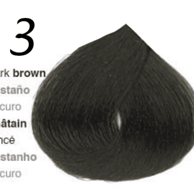 3 Castaño Oscuro