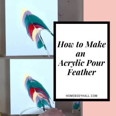 How to Make an Acrylic Pour Feather