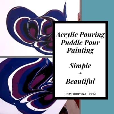 Acrylic Pouring Puddle Pour Painting