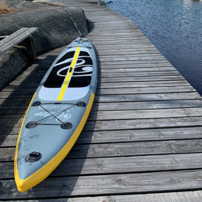 Secure you inflated paddle boards or kayaks before leaving them 