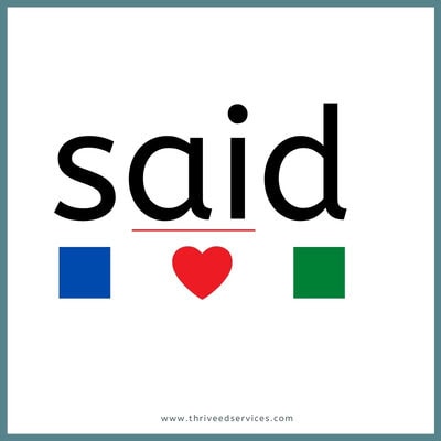 heart word method step 4 with word said