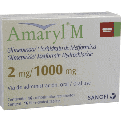 AMARYL 2MG /1000 MG