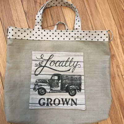 Farm House Reusable Grocery Bag