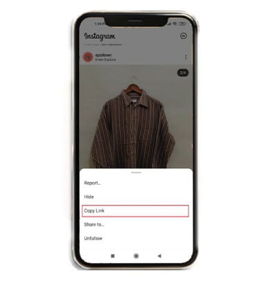 لینکدهی اکانت اینستاگرام