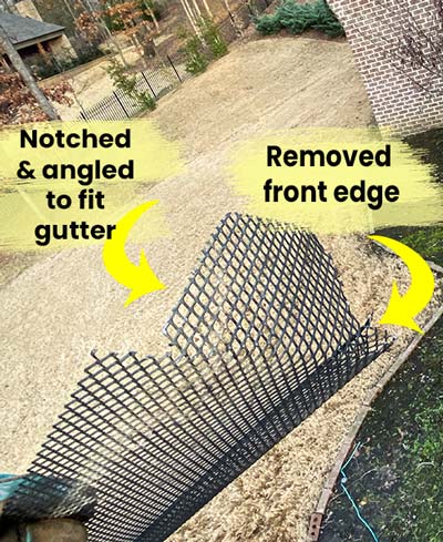 customized fitting for gutter guards