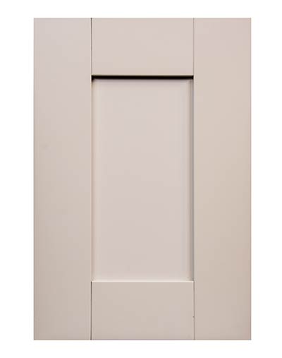 white shaker door