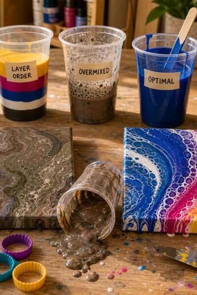 Why Acrylic Pouring Colors Turn Muddy and How to Prevent It