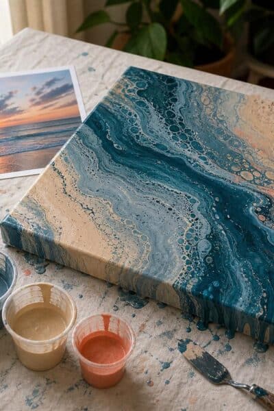 Build an Acrylic Pouring Palette From a Photo