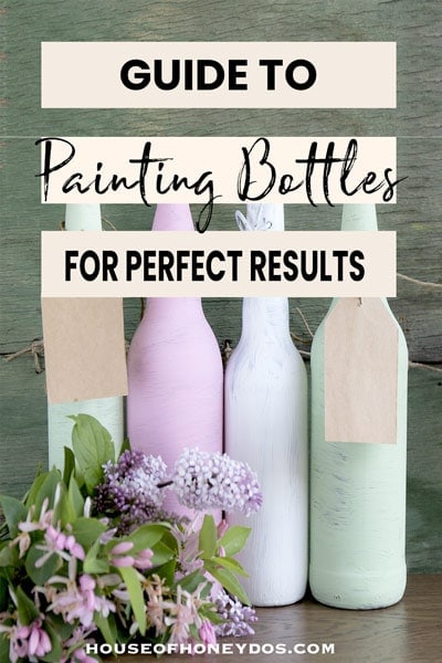 painted wine bottles pin