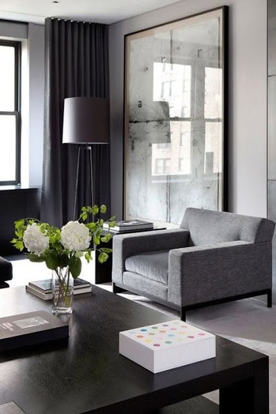 contemporary gray interior