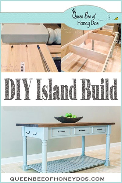 DIY Island Build - Easy DIY island with step by step instructions.