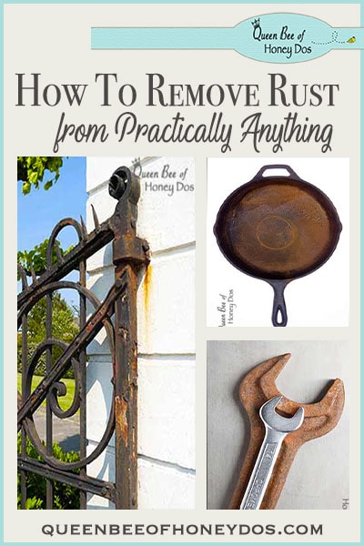 How to Remove Rust from Practically Anything - The complete DIY for removing rust from any surface, and the correct products to use. Repair it the right way!