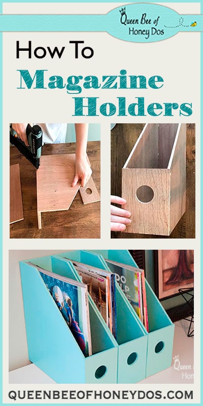 How To Make Magazine Holders - Get your office or home organized with this easy and simple to build woodworking project!