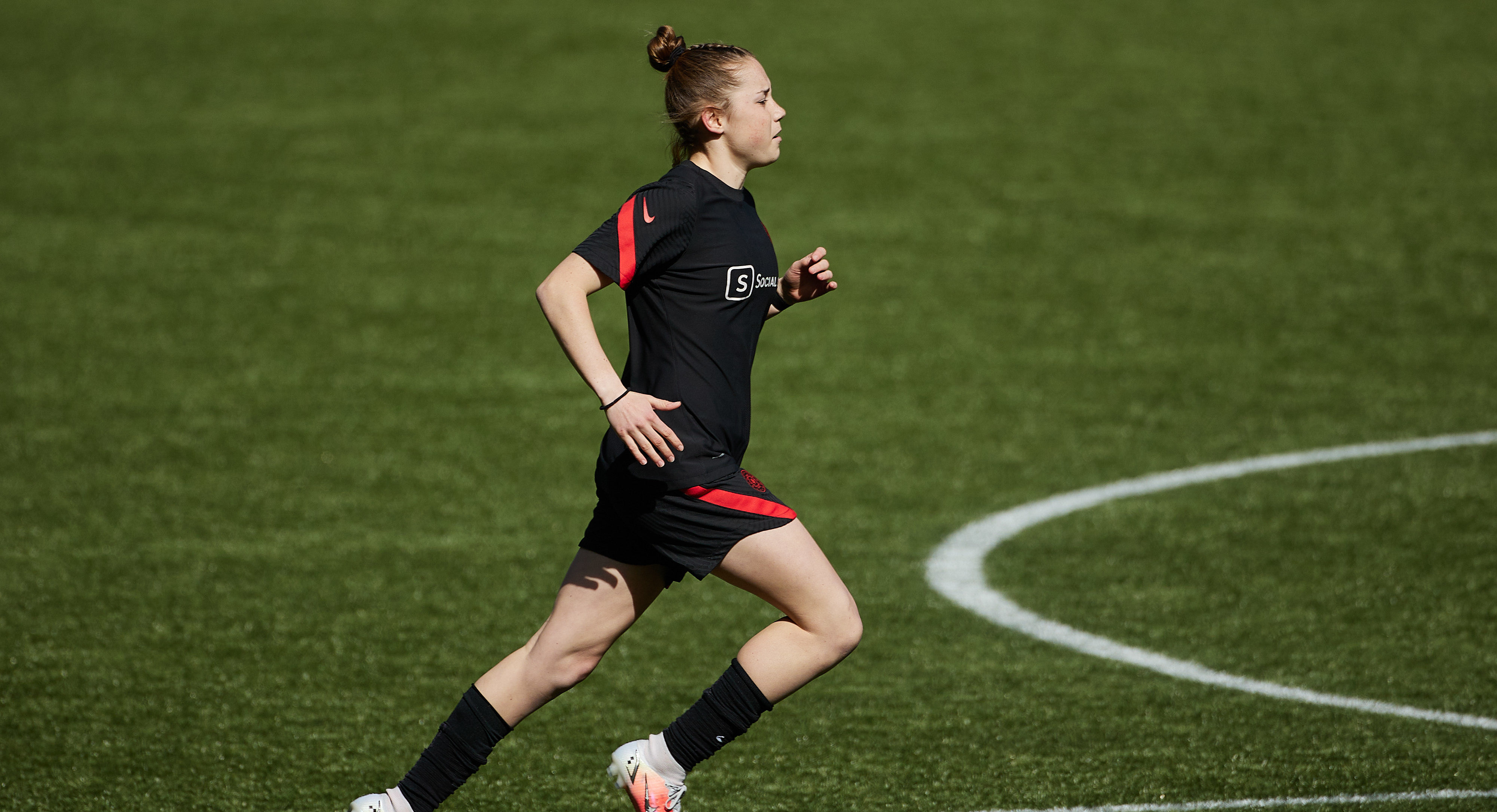 Olivia Moultrie of the NWSL's Portland Thorns