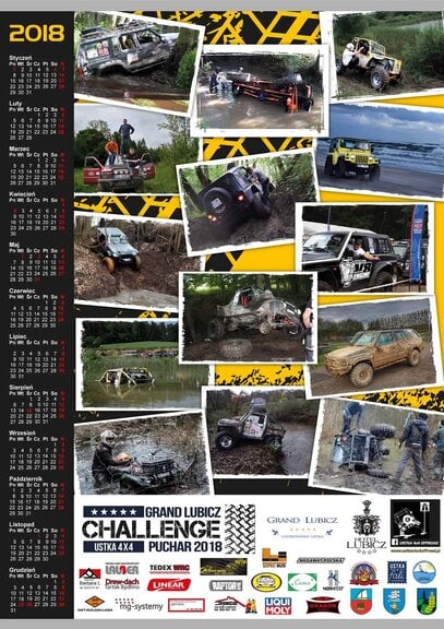 Kalendarz rajdowy z waszymi zdjęciami - rok 2018
