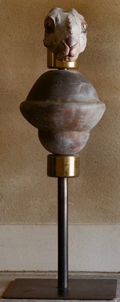 Sculpture "PSYCHOPOMPOS CODE 35986" by Iris Sageder