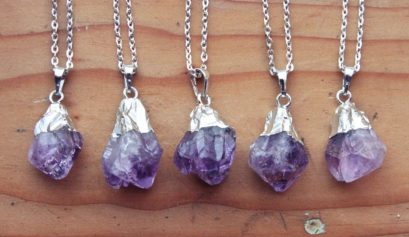 Amethyst Crystal Necklaces