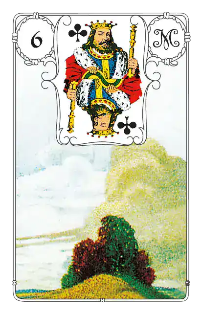 Lenormand Wolken ist Lenormandkarte 6.