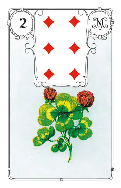 Lenormand Klee (Karte 2): Bedeutung, Deutung & Kombinationen 1 Lenormand Klee ist Lenormandkarte 2.