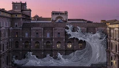 L’onda gigante invade il Vaticano: l’opera sulla Biblioteca Apostolica L’onda gigante invade il Vaticano: l’opera sulla Biblioteca Apostolica