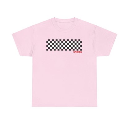 Two-Tone Checker Logo Tee