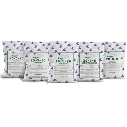 The Impact range of slow release fertilisers