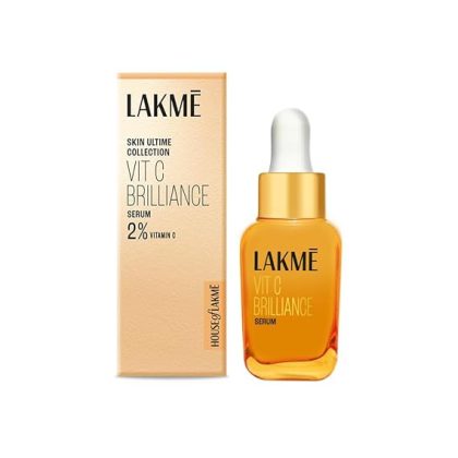 LAKMÉ 9To5 Vitamin C+ Facial Serum with 98% Pure Vitamin C complex, for Healthy, glowing skin, 30ml