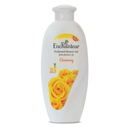 Enchanteur Charming Perfumed Shower Gel for Women with Skin Nourishing Benefits| Luxurious Beauty Body Wash with Exotic Floral French Fragrance of Roses, Muguet & Citrus| For All Skin Types| 250ml