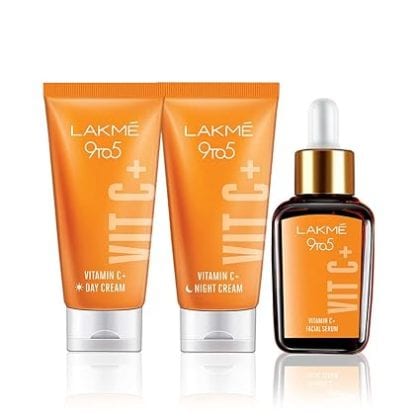 LAKMÉ Vitamin C+ Day Cream 50 g, Night Cream 50 g and Serum 30 ml