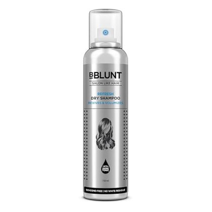 BBLUNT Refresh Dry Shampoo to Instantly Refresh & Add Volume - 150 ml | Benzene-Free | Leaves No Residue