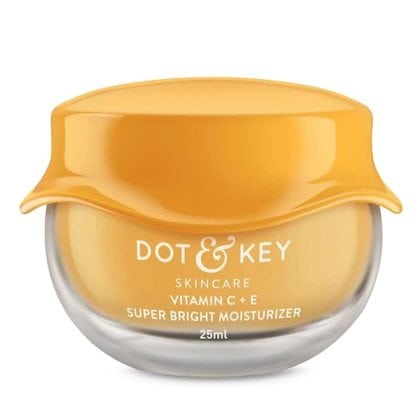 Dot & Key Vitamin C + E Sorbet Super Bright Moisturizer for Face | Vitamin C Face Cream For Glowing Skin | Reduces Skin Dullness | Oil Free & Lightweight | For All Skin Types | 25ml